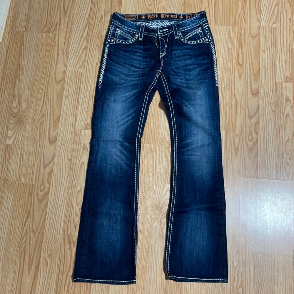Rock Revival Boot Cut Jeans size 28